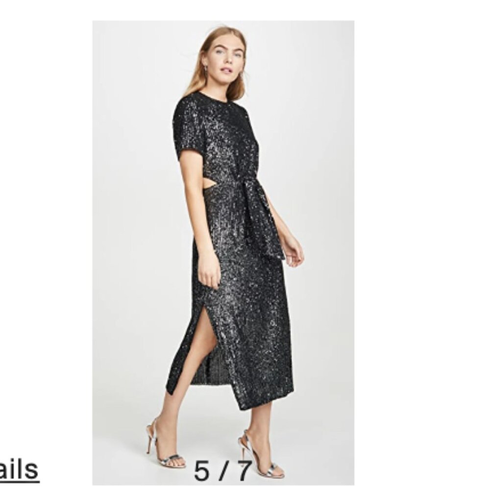 C/MEO Collective Lustre Midi Dress XL